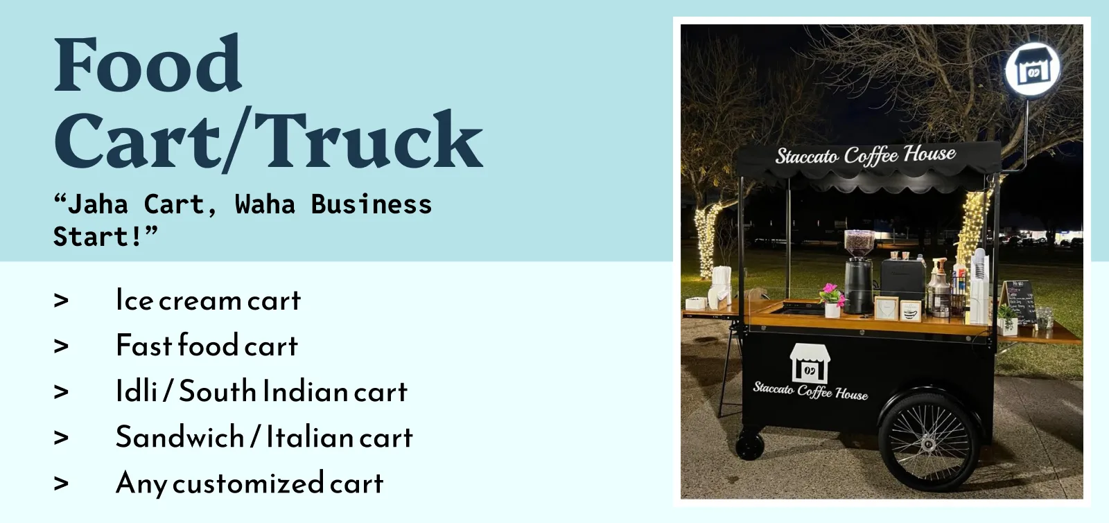 Food Cart Manufacturer in Bhopal