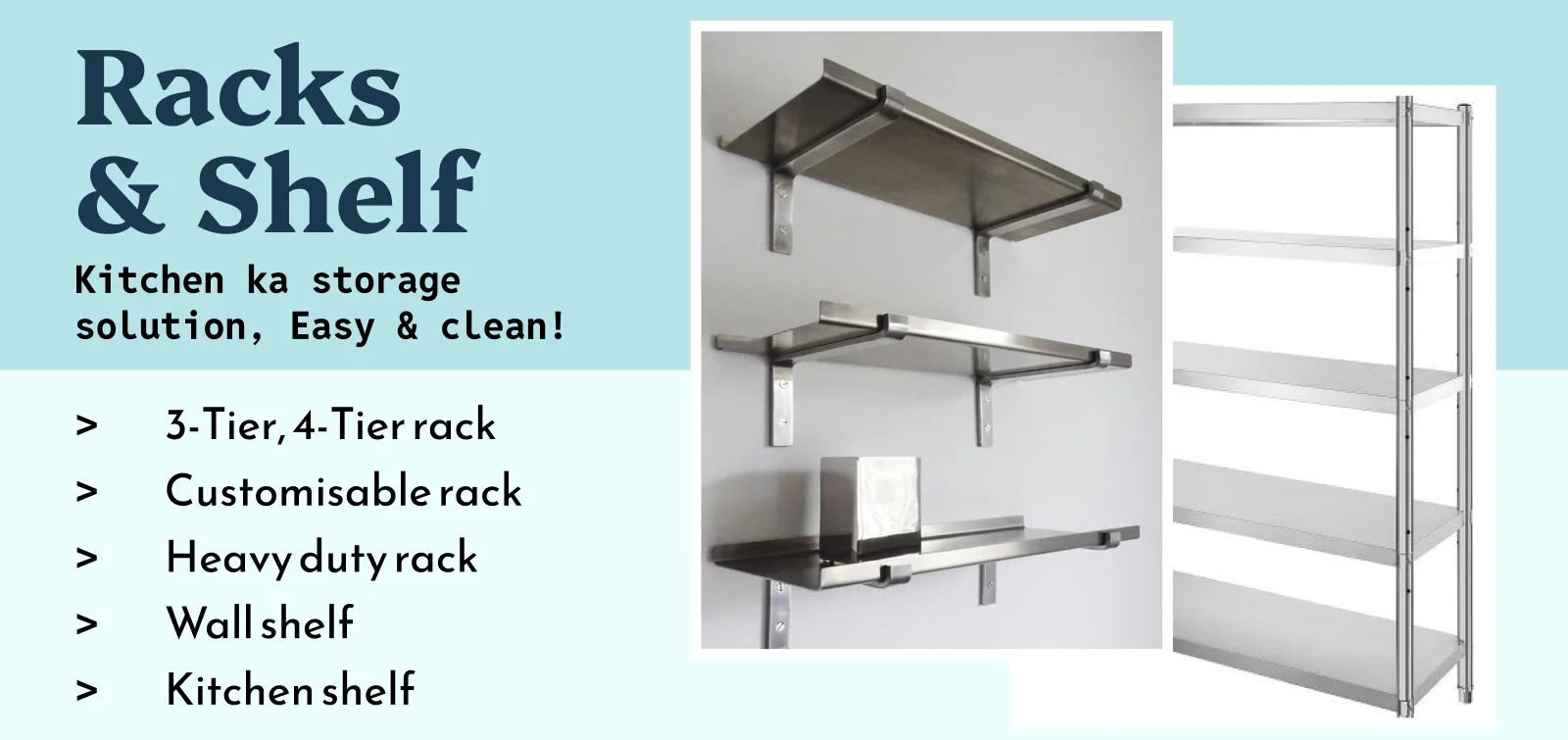 Steel Rack & Shelf manufacturer in bhopal