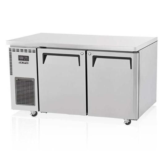 Steel under counter refrigerator