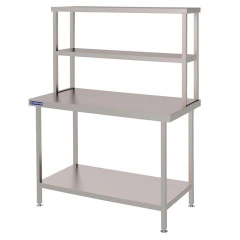 Table over shelf large